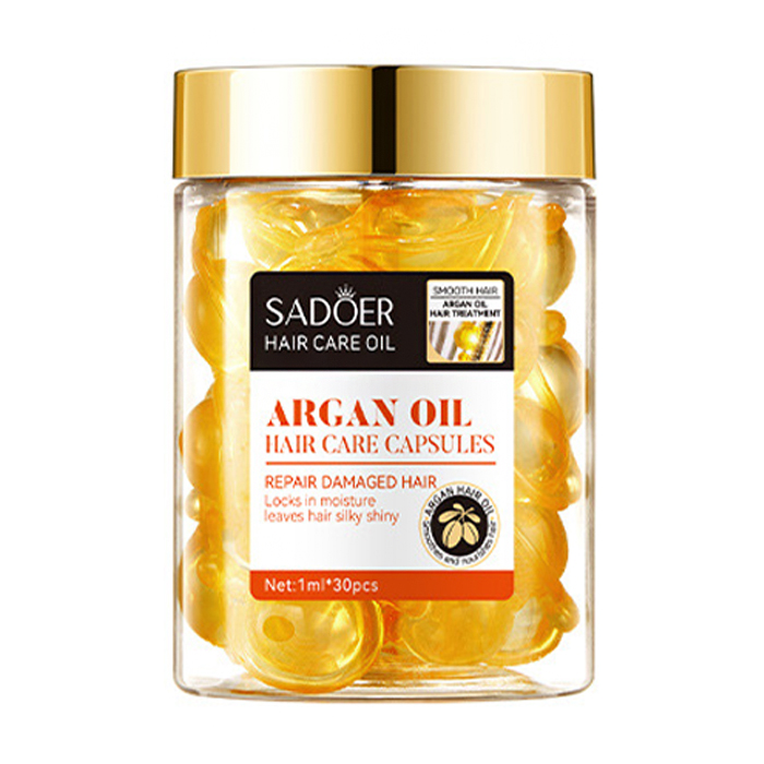 Капсули для волосся Sadoer Argan Oil Hair Care Capsules з аргановою олією, 30*1 мл